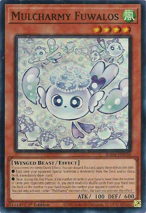 Mulcharmy Fuwalos [RA04-EN050] Super Rare | Cracking-Singles