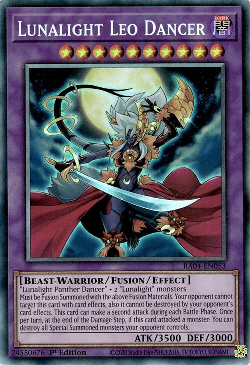 Lunalight Leo Dancer [RA04-EN053] Prismatic Collector's Rare | Cracking-Singles