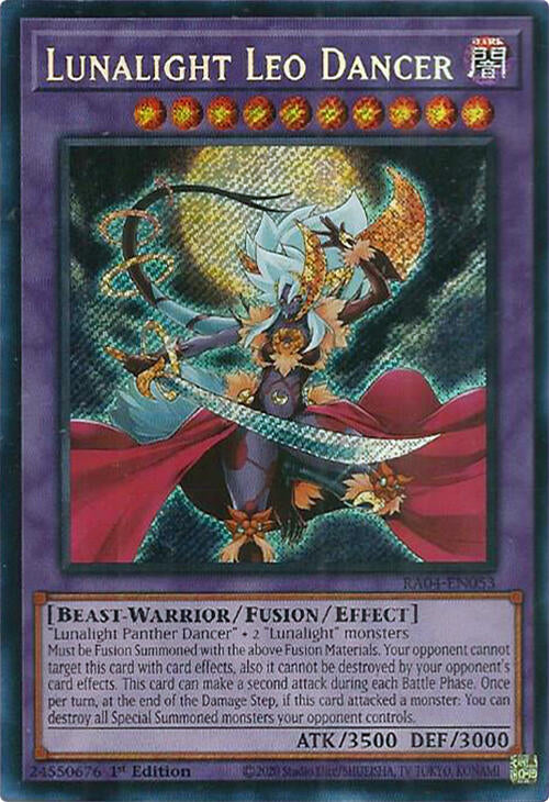 Lunalight Leo Dancer [RA04-EN053] Secret Rare | Cracking-Singles