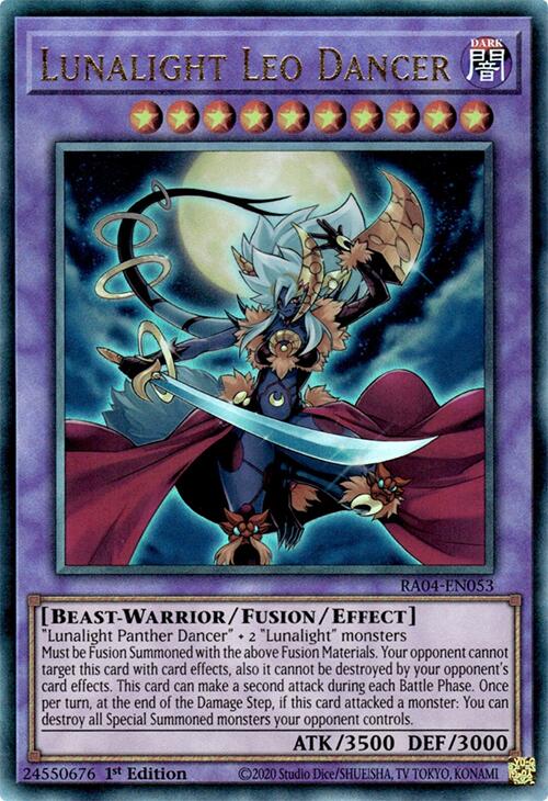 Lunalight Leo Dancer [RA04-EN053] Prismatic Ultimate Rare | Cracking-Singles