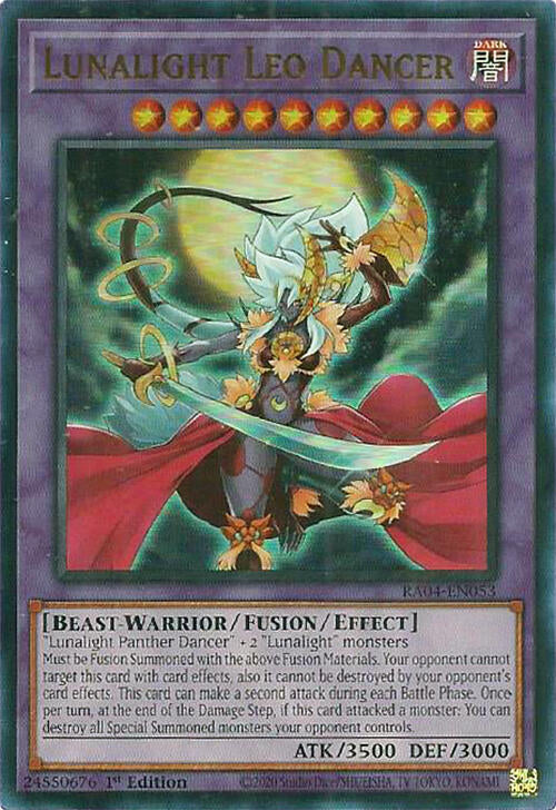 Lunalight Leo Dancer [RA04-EN053] Ultra Rare | Cracking-Singles