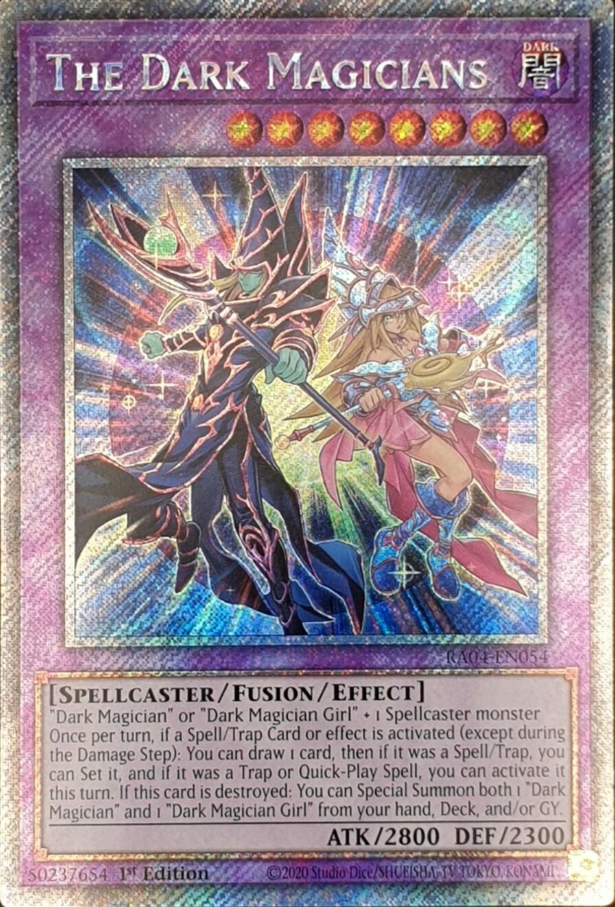 The Dark Magicians [RA04-EN054] Platinum Secret Rare | Cracking-Singles
