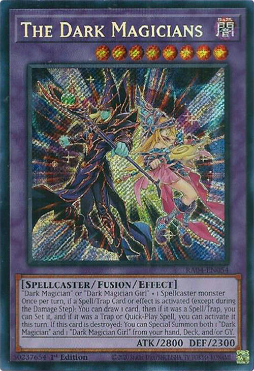 The Dark Magicians [RA04-EN054] Secret Rare | Cracking-Singles