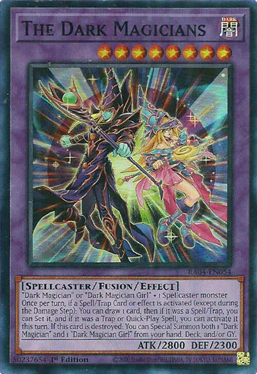 The Dark Magicians [RA04-EN054] Super Rare | Cracking-Singles