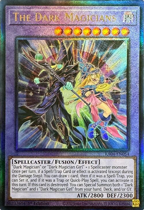 The Dark Magicians [RA04-EN054] Prismatic Ultimate Rare | Cracking-Singles