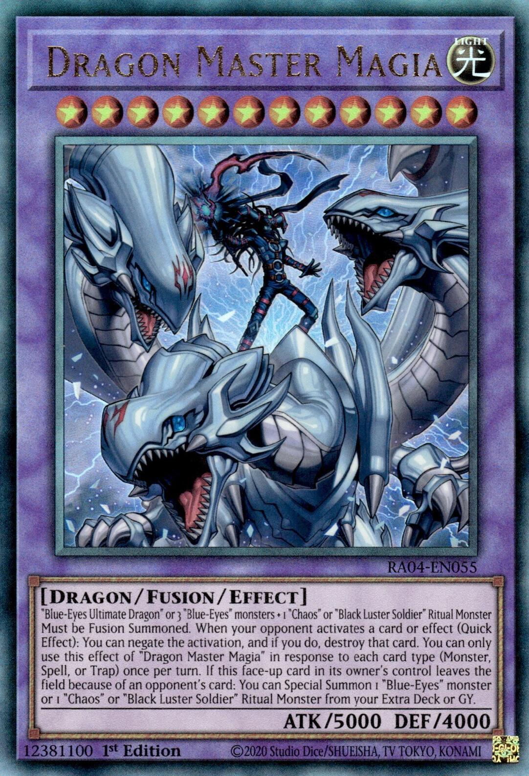 Dragon Master Magia [RA04-EN055] Prismatic Ultimate Rare | Cracking-Singles