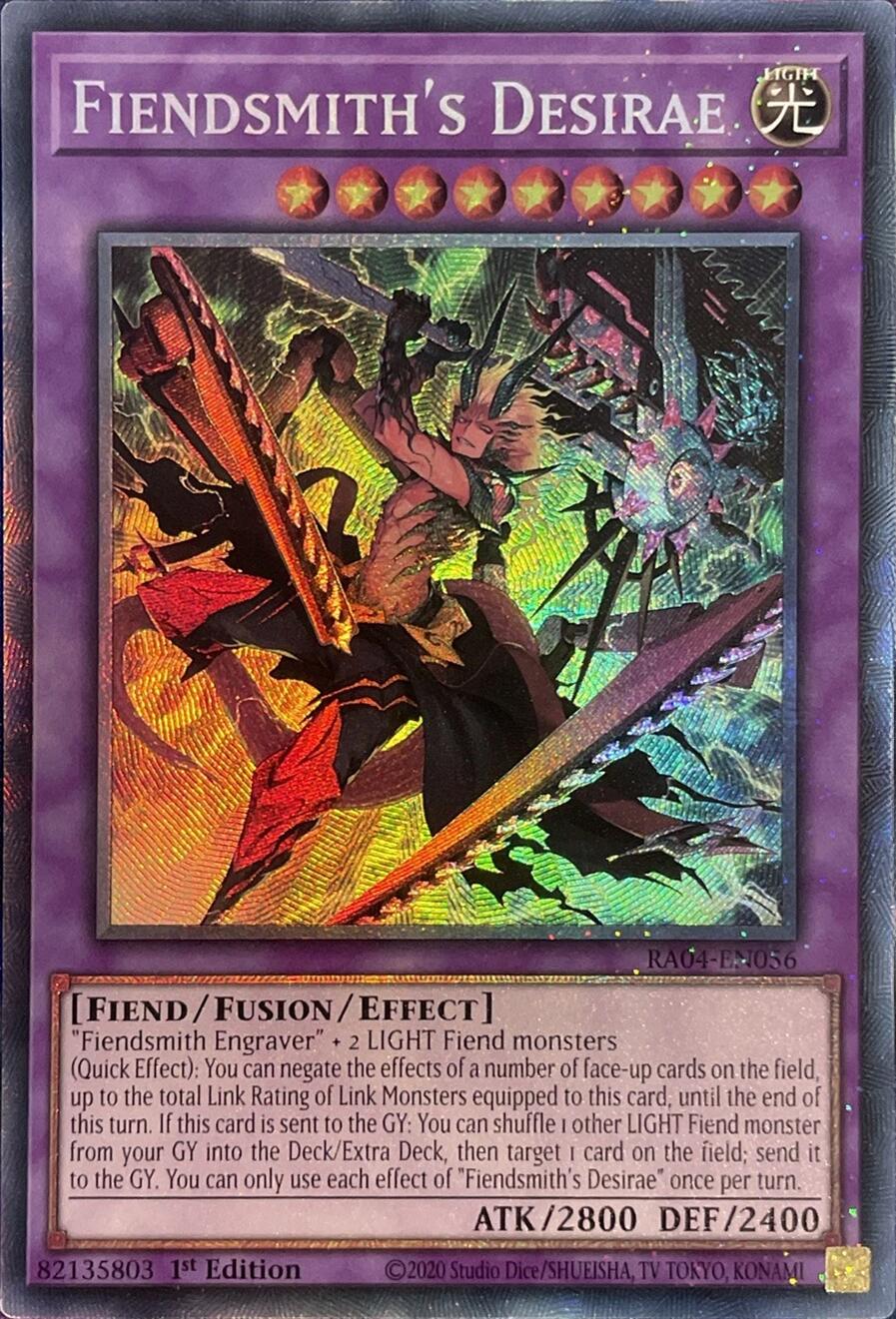Fiendsmith's Desirae [RA04-EN056] Prismatic Collector's Rare | Cracking-Singles