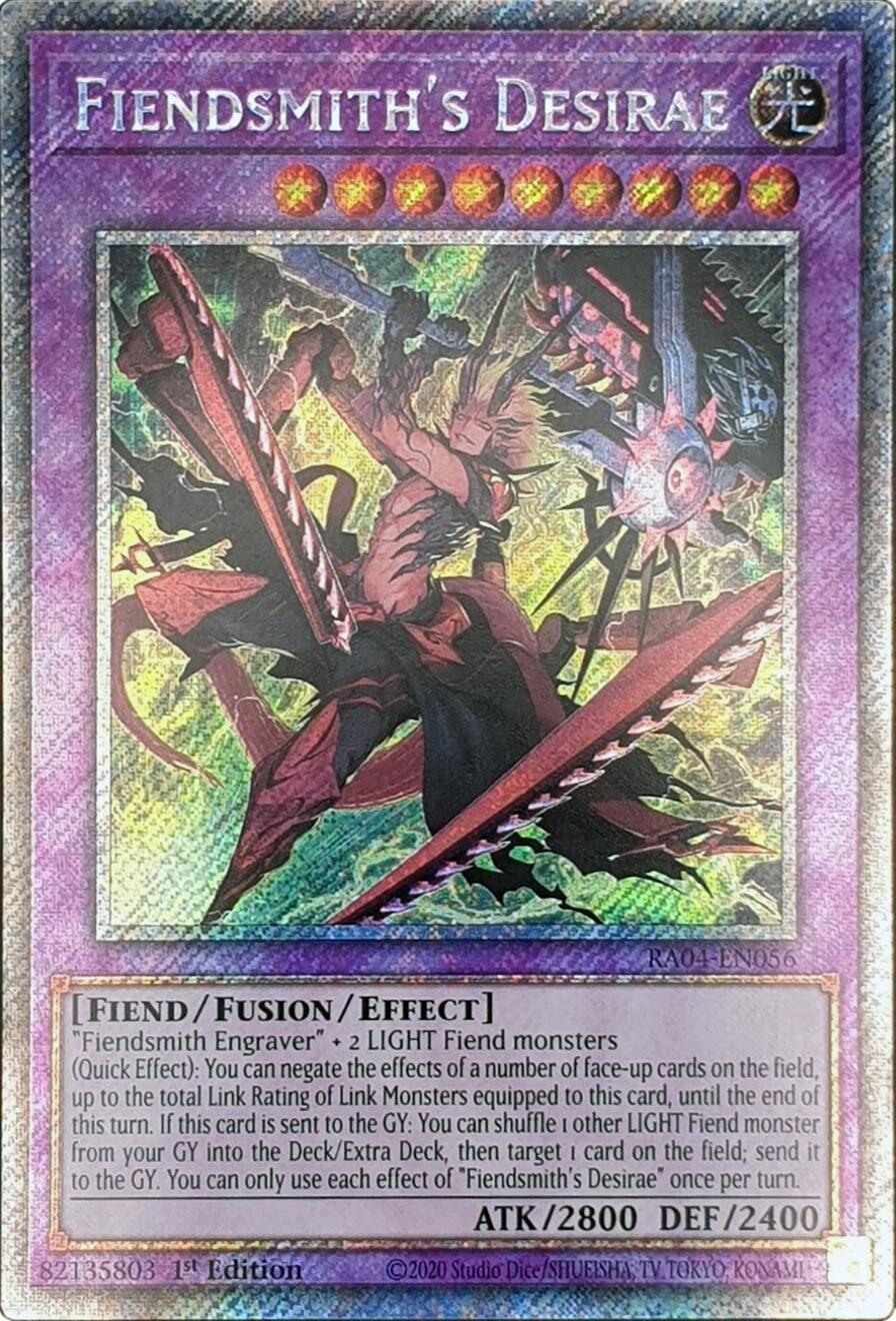 Fiendsmith's Desirae [RA04-EN056] Platinum Secret Rare | Cracking-Singles
