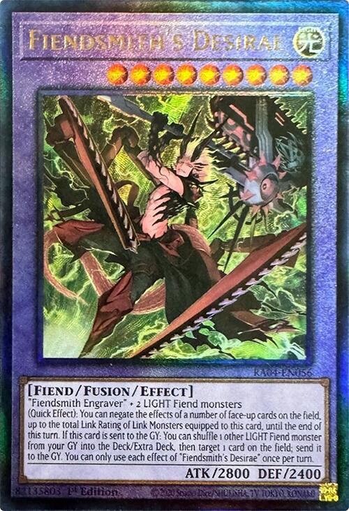 Fiendsmith's Desirae [RA04-EN056] Prismatic Ultimate Rare | Cracking-Singles