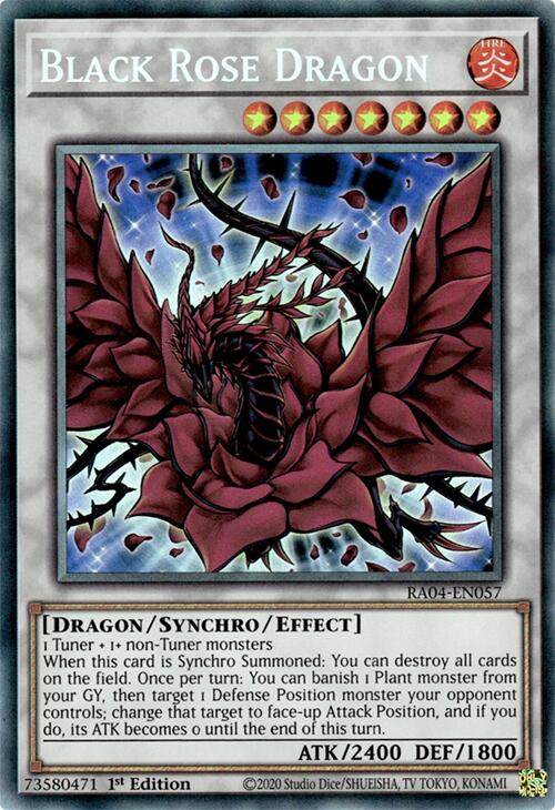 Black Rose Dragon [RA04-EN057] Prismatic Collector's Rare | Cracking-Singles