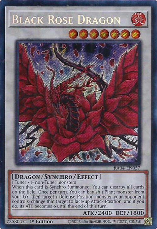 Black Rose Dragon [RA04-EN057] Secret Rare | Cracking-Singles
