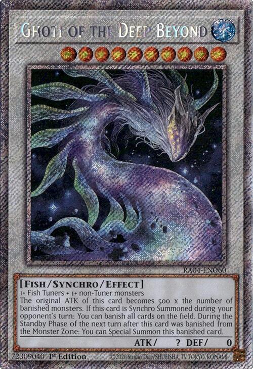 Ghoti of the Deep Beyond [RA04-EN060] Platinum Secret Rare | Cracking-Singles