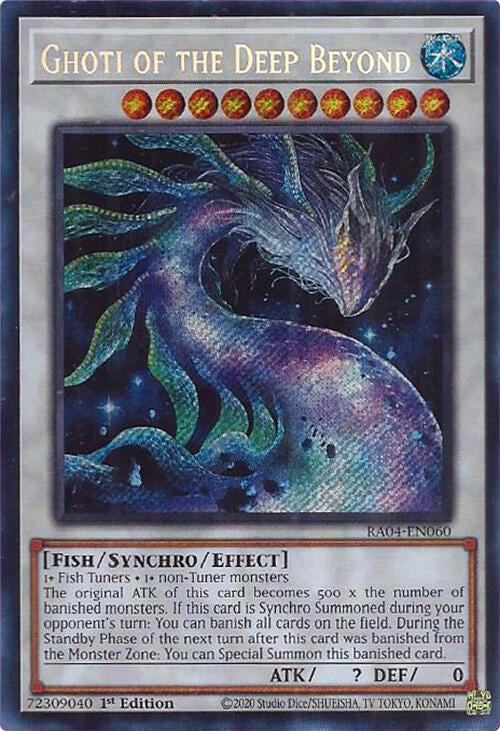 Ghoti of the Deep Beyond [RA04-EN060] Secret Rare | Cracking-Singles