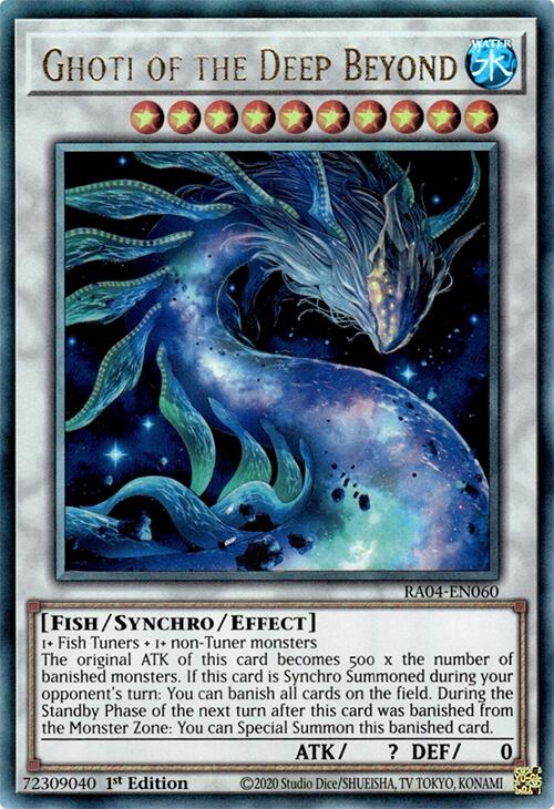 Ghoti of the Deep Beyond [RA04-EN060] Prismatic Ultimate Rare | Cracking-Singles