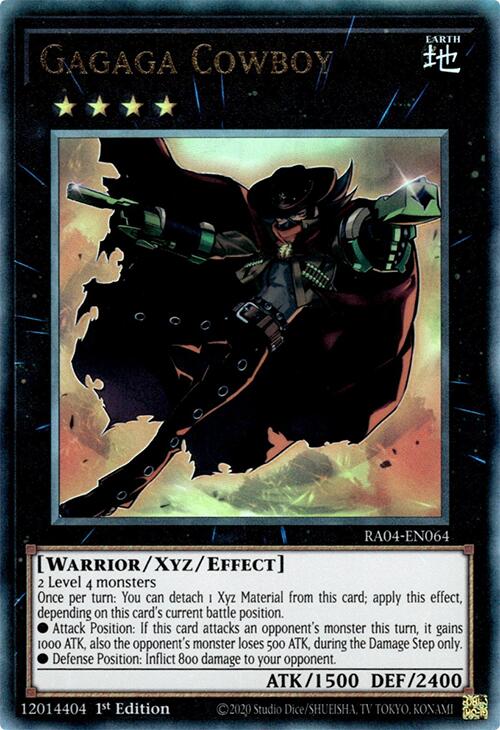 Gagaga Cowboy [RA04-EN064] Prismatic Ultimate Rare | Cracking-Singles