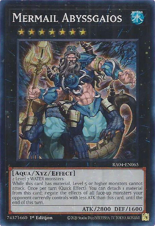 Mermail Abyssgaios [RA04-EN065] Super Rare | Cracking-Singles