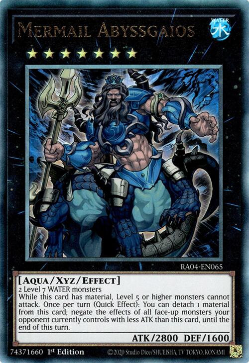 Mermail Abyssgaios [RA04-EN065] Prismatic Ultimate Rare | Cracking-Singles