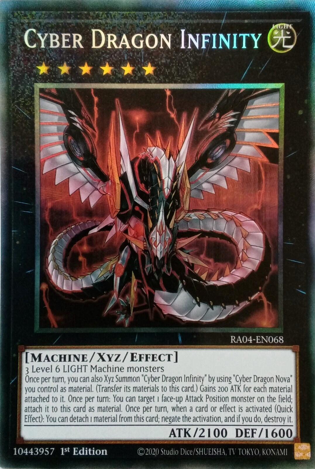 Cyber Dragon Infinity [RA04-EN068] Prismatic Collector's Rare | Cracking-Singles