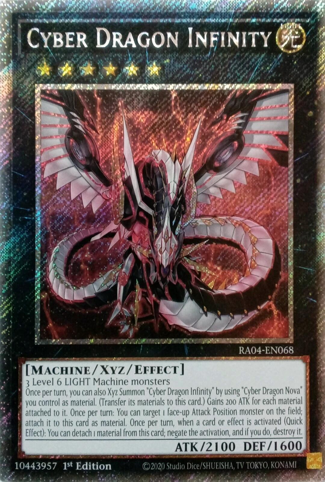 Cyber Dragon Infinity [RA04-EN068] Platinum Secret Rare | Cracking-Singles