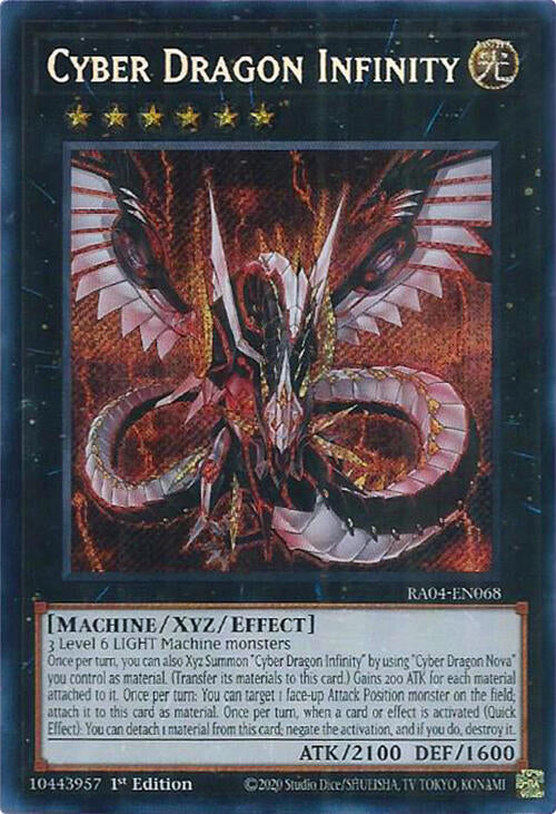Cyber Dragon Infinity [RA04-EN068] Secret Rare | Cracking-Singles