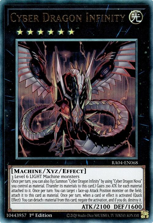 Cyber Dragon Infinity [RA04-EN068] Prismatic Ultimate Rare | Cracking-Singles