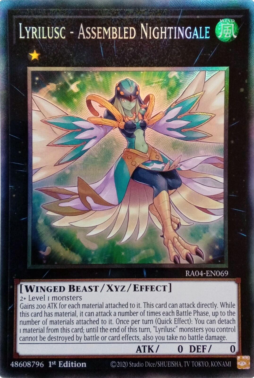 Lyrilusc - Assembled Nightingale [RA04-EN069] Prismatic Collector's Rare | Cracking-Singles