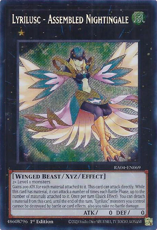Lyrilusc - Assembled Nightingale [RA04-EN069] Secret Rare | Cracking-Singles