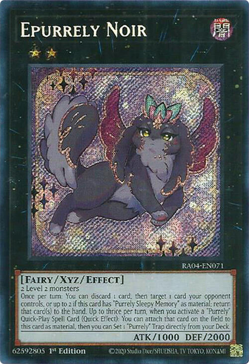 Epurrely Noir [RA04-EN071] Secret Rare | Cracking-Singles