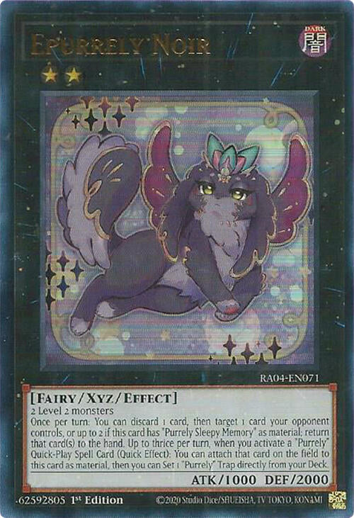 Epurrely Noir [RA04-EN071] Ultra Rare | Cracking-Singles