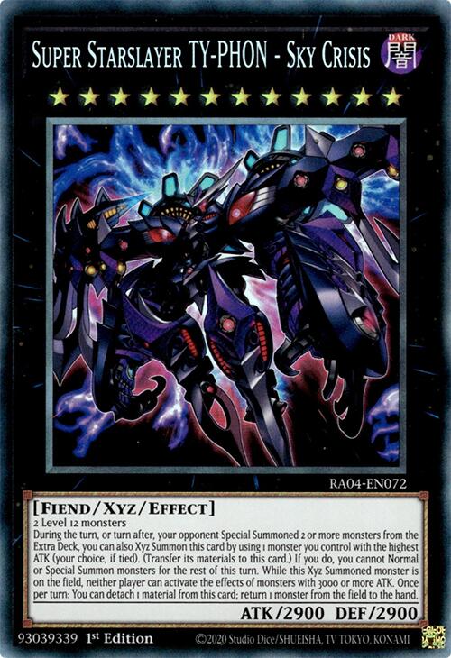 Super Starslayer TY-PHON - Sky Crisis [RA04-EN072] Prismatic Collector's Rare | Cracking-Singles