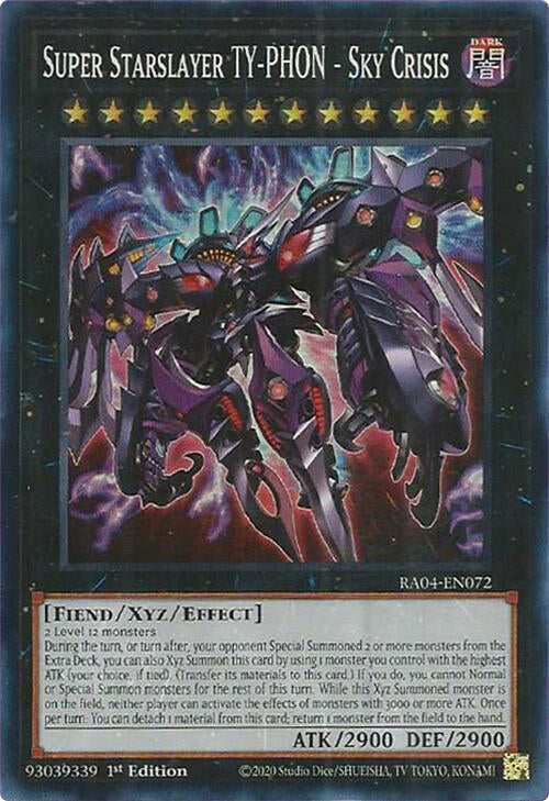 Super Starslayer TY-PHON - Sky Crisis [RA04-EN072] Super Rare | Cracking-Singles