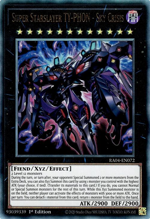 Super Starslayer TY-PHON - Sky Crisis [RA04-EN072] Prismatic Ultimate Rare | Cracking-Singles
