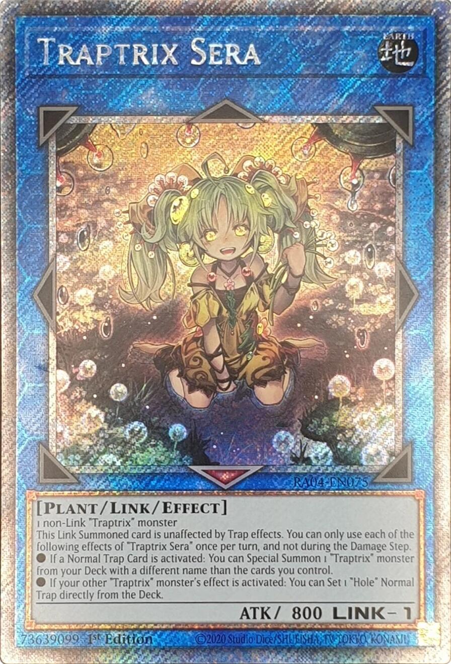Traptrix Sera [RA04-EN075] Platinum Secret Rare | Cracking-Singles