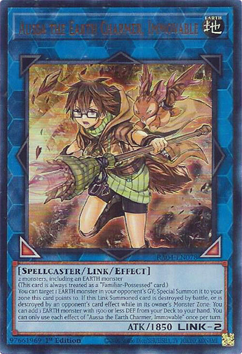 Aussa the Earth Charmer, Immovable [RA04-EN078] Ultra Rare | Cracking-Singles