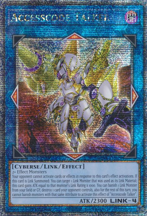 Accesscode Talker (New Art) [RA04-EN079] Quarter Century Secret Rare | Cracking-Singles