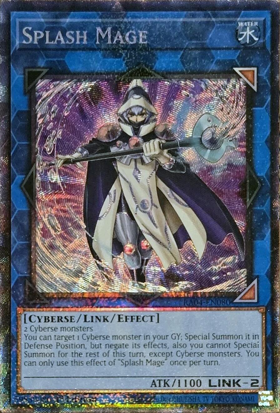 Splash Mage [RA04-EN080] Prismatic Collector's Rare | Cracking-Singles