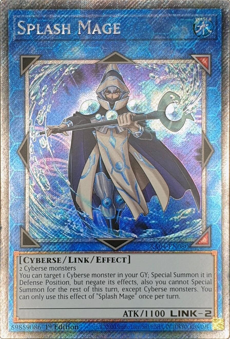 Splash Mage [RA04-EN080] Platinum Secret Rare | Cracking-Singles