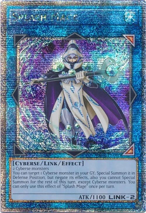 Splash Mage [RA04-EN080] Quarter Century Secret Rare | Cracking-Singles