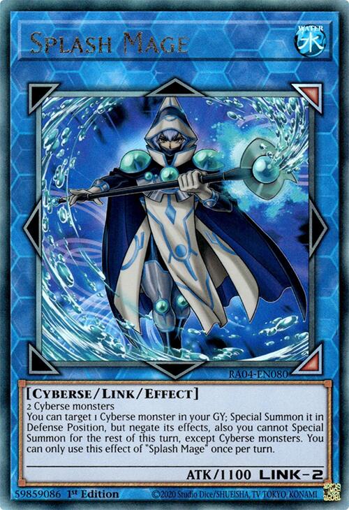 Splash Mage [RA04-EN080] Prismatic Ultimate Rare | Cracking-Singles