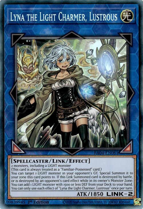 Lyna the Light Charmer, Lustrous [RA04-EN081] Prismatic Collector's Rare | Cracking-Singles