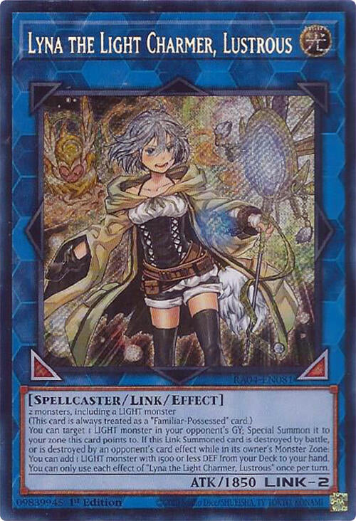 Lyna the Light Charmer, Lustrous [RA04-EN081] Secret Rare | Cracking-Singles
