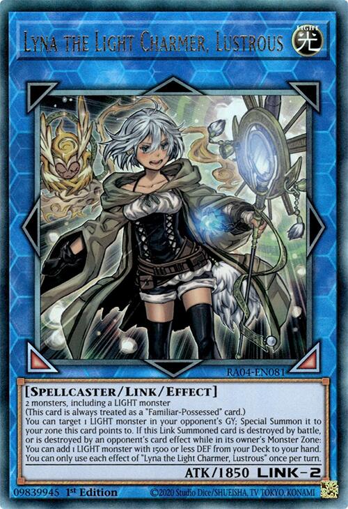 Lyna the Light Charmer, Lustrous [RA04-EN081] Prismatic Ultimate Rare | Cracking-Singles