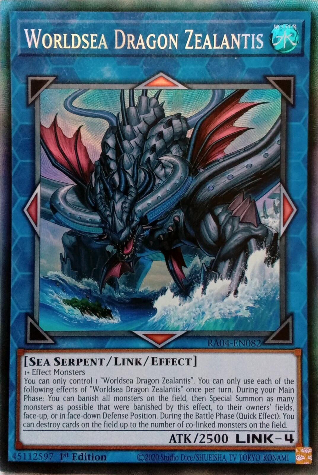 Worldsea Dragon Zealantis [RA04-EN082] Prismatic Collector's Rare | Cracking-Singles