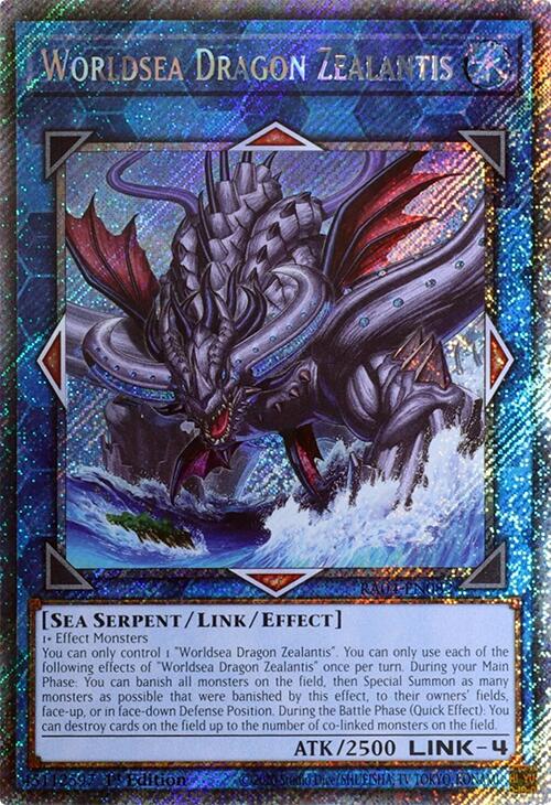 Worldsea Dragon Zealantis [RA04-EN082] Platinum Secret Rare | Cracking-Singles