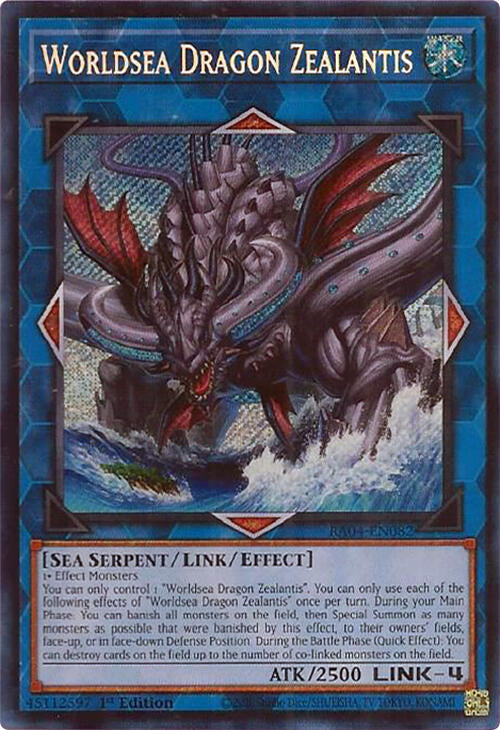 Worldsea Dragon Zealantis [RA04-EN082] Secret Rare | Cracking-Singles