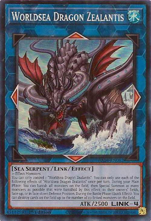 Worldsea Dragon Zealantis [RA04-EN082] Super Rare | Cracking-Singles