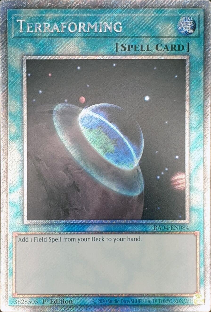 Terraforming [RA04-EN084] Platinum Secret Rare | Cracking-Singles