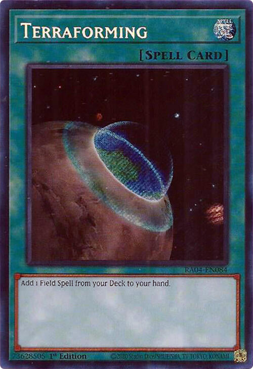 Terraforming [RA04-EN084] Secret Rare | Cracking-Singles