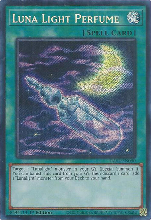 Luna Light Perfume [RA04-EN090] Secret Rare | Cracking-Singles