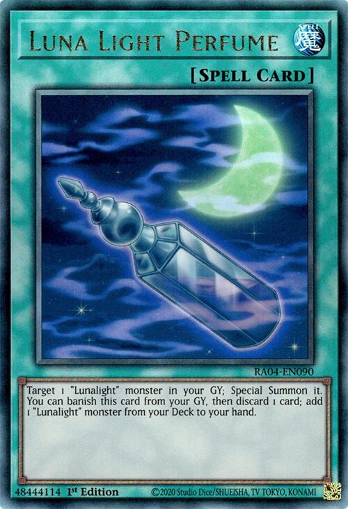 Luna Light Perfume [RA04-EN090] Prismatic Ultimate Rare | Cracking-Singles